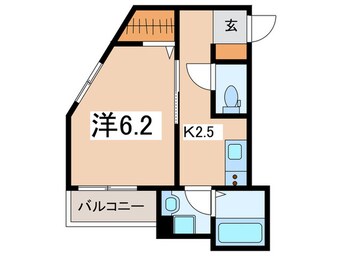 間取図 MELDIA原当麻