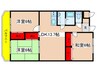 エクシアハイツ 3LDKの間取り