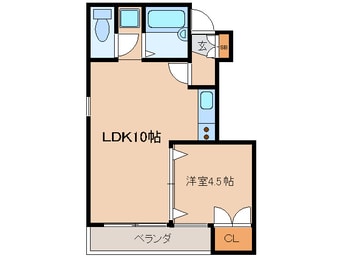 間取図 レジデンス中川