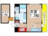 蔵屋マンション第三 1Kの間取り