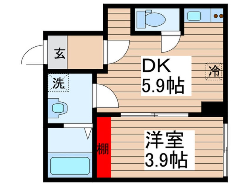 間取図 KINOHA　STUDIO