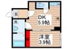 KINOHA　STUDIO 1DKの間取り