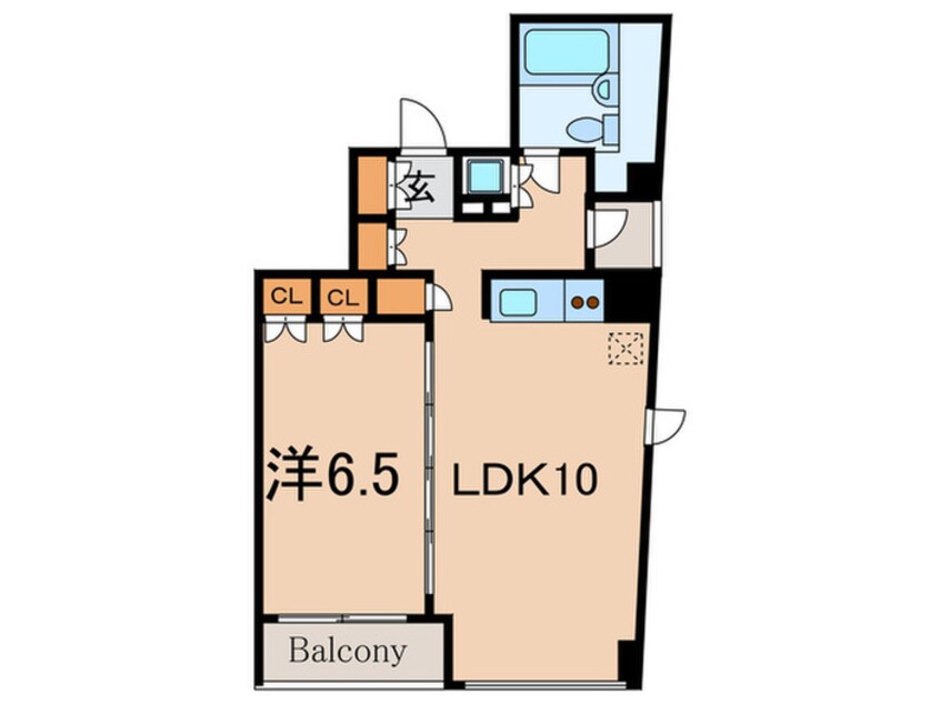 間取図 シティテラス赤坂