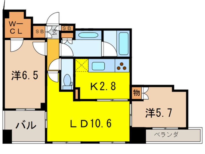 間取図 エスティメゾン巣鴨