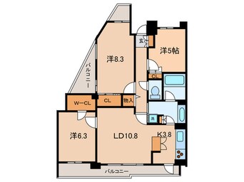 間取図 エスティメゾン巣鴨