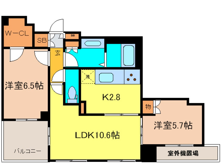 間取図 エスティメゾン巣鴨
