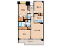 エスティメゾン巣鴨の間取図