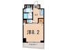 クリオタワー大塚台（703） 1Kの間取り