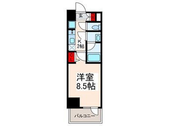 間取図 S-RESIDENCE清澄白河