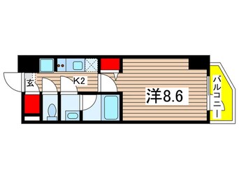 間取図 S-RESIDENCE清澄白河