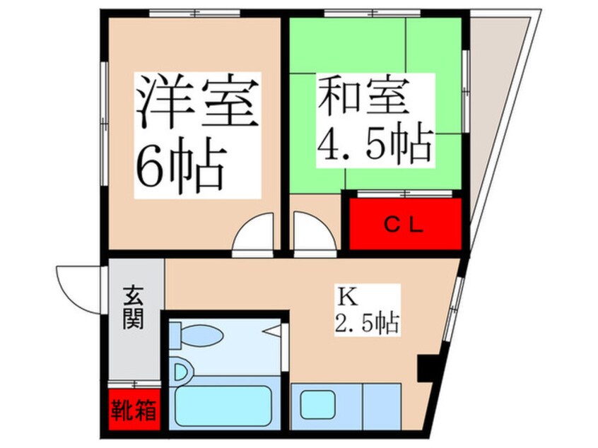 間取図 シャトレメイカドウ