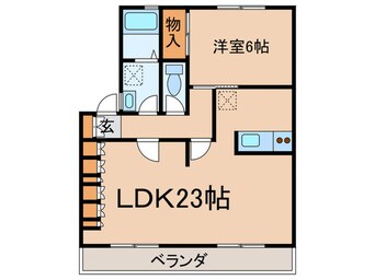 間取図 メゾン小柳