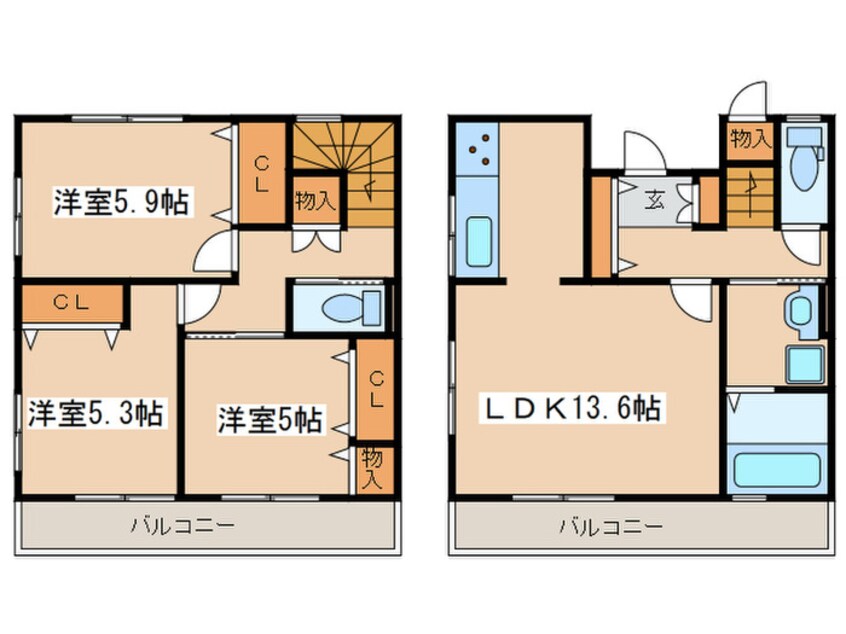 間取図 マロンリーフ