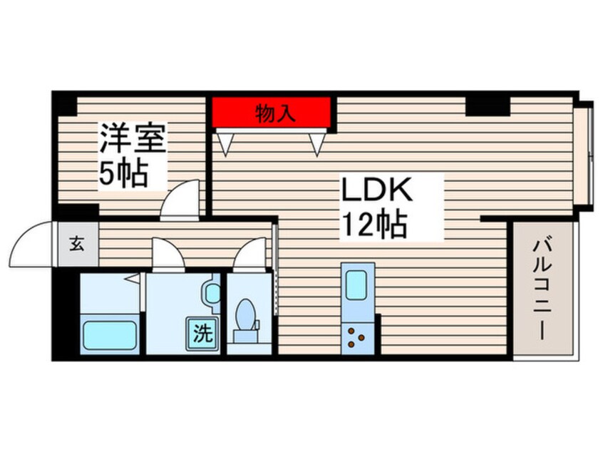 間取図 扇インペリアルコート