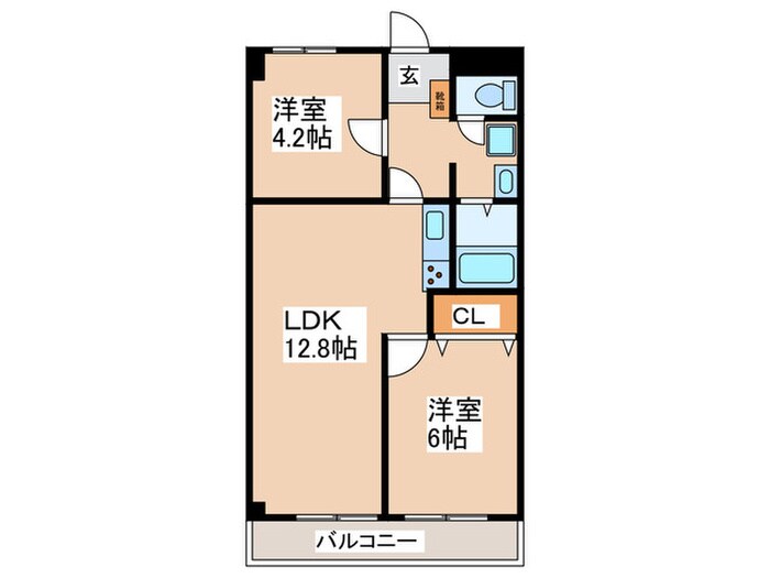 間取り図 フュ－グマンション