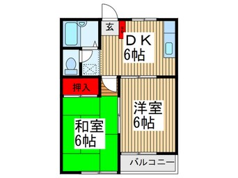 間取図 ハイプレスガーデンＡ