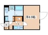 アトリオフラッツ板橋本町 1Kの間取り