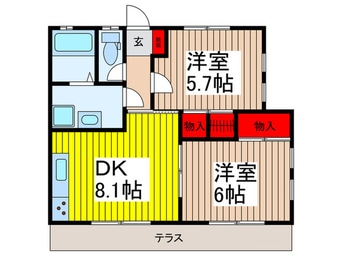 間取図 フレシールＡ棟