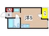 シ－ウィンズ春日 1Rの間取り