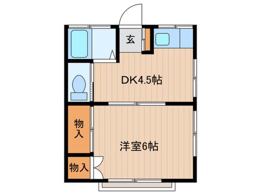 間取図 岡原ハイツ