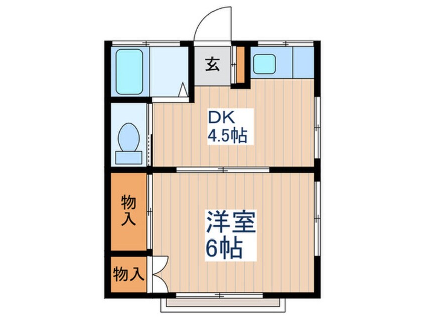 間取図 岡原ハイツ