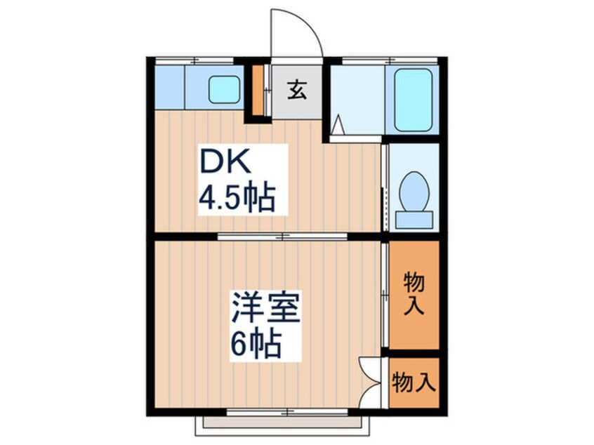 間取図 岡原ハイツ