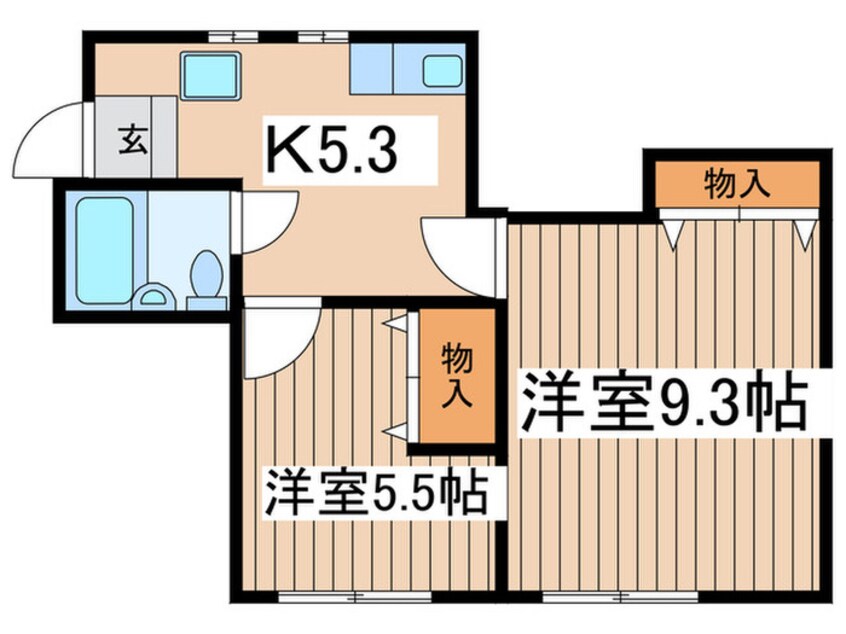 間取図 第２中村ビル