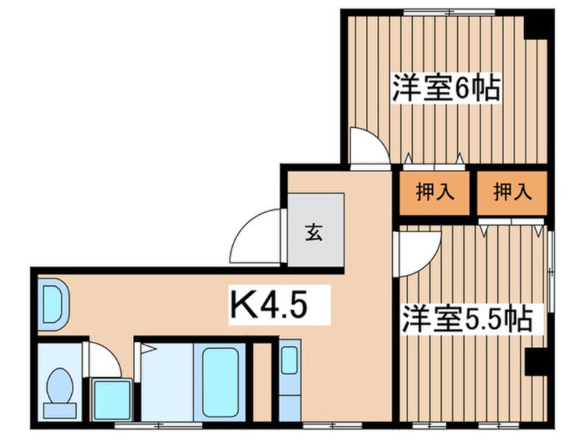 間取図 第２中村ビル