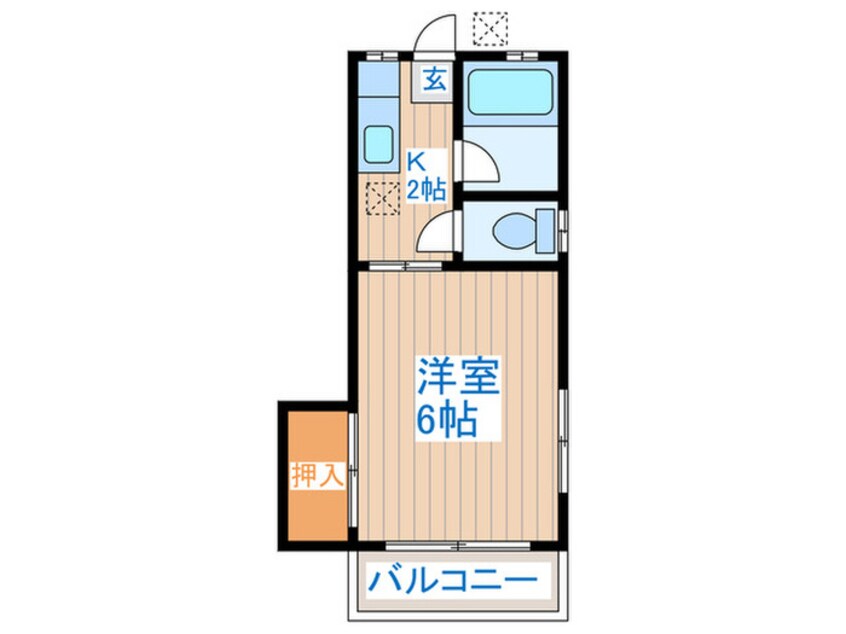 間取図 第三誠和コーポ