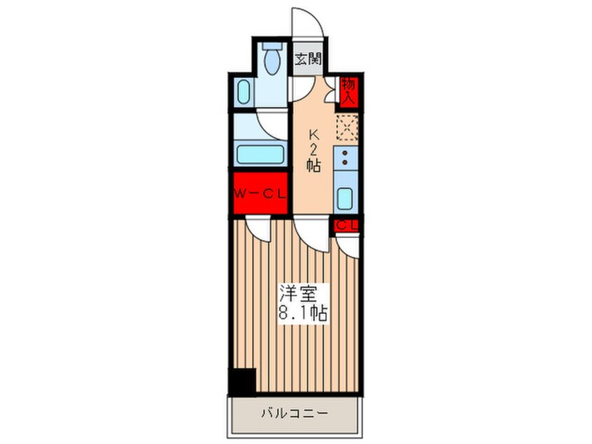 間取図 メイクスデザイン蔵前