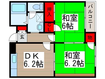 間取図 第二サンハイツコイヌマ