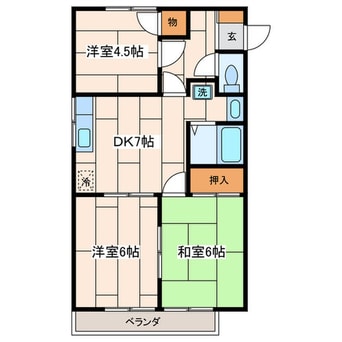 間取図 ビラ デ リリオA