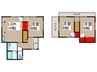 石田様方貸家 3LDKの間取り