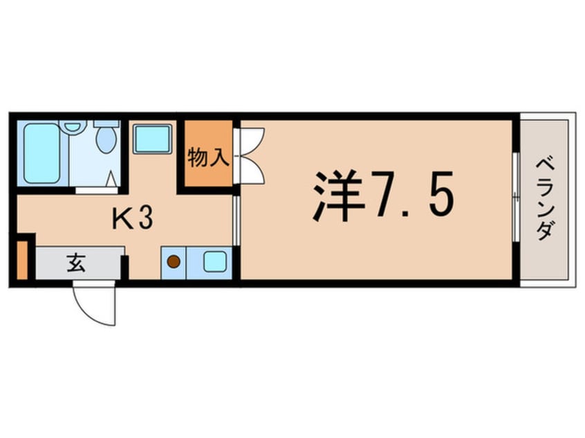 間取図 ベルボア目白(1F)