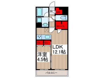 間取図 Ｓ－ＲＥＳＩＤＥＮＣＥ北戸田