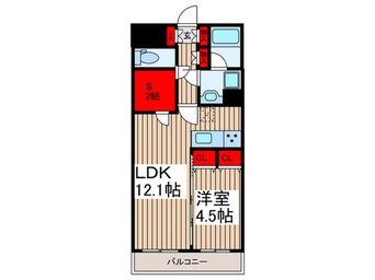 間取図 Ｓ－ＲＥＳＩＤＥＮＣＥ北戸田