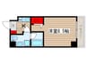 ﾊﾟﾃｨｰﾅ住吉 Tria(706) 1Kの間取り