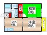 Ｏ－ＴＩＡＳ　１ 2DKの間取り