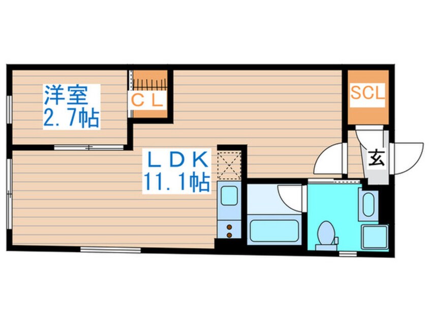 間取図 ＢＬＩＳＳＤＩＡ笹塚代田橋