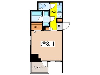 間取図 ｶﾞｰﾗ･ｳﾞｨｽﾀ日本橋浜町(704)