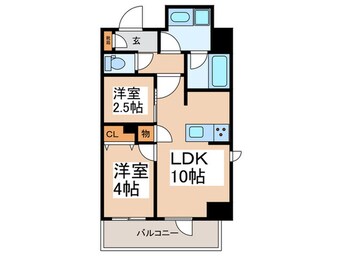 間取図 グランパセオ浅草橋Ⅱ