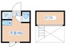 フェリスミラベル 1Rの間取り