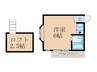 ベルハイツ 1Rの間取り