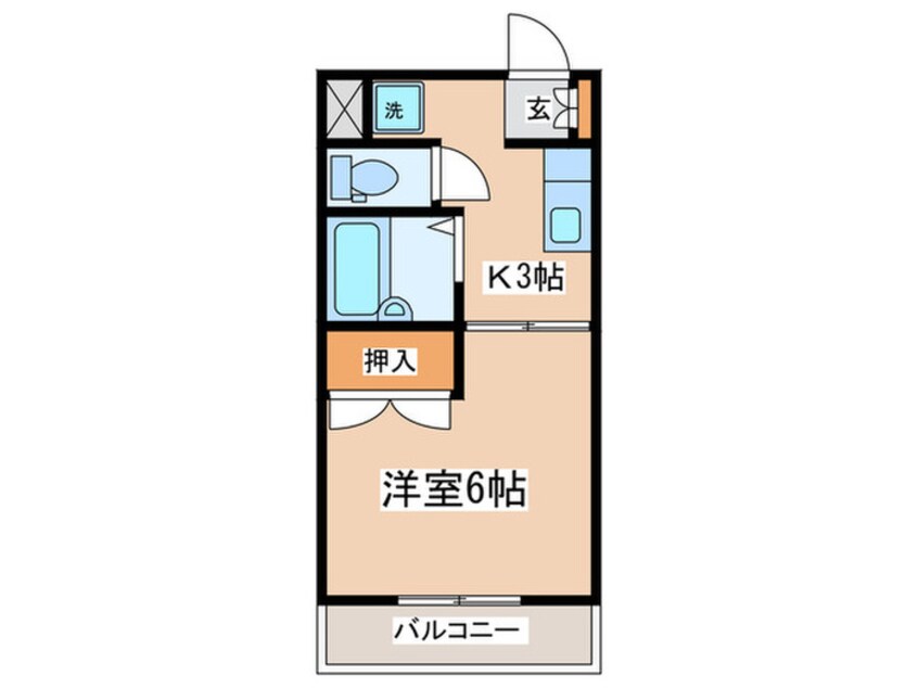 間取図 コーシュービル８８