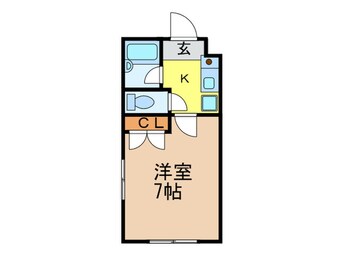 間取図 シャルレ早稲田