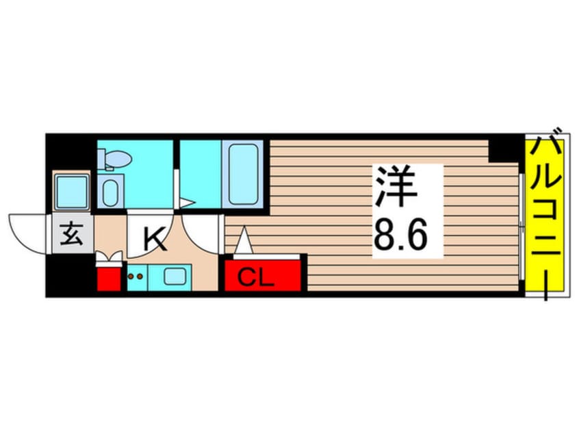 間取図 グランフォース北綾瀬(702)