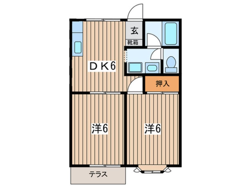 間取図 サンテラス中里