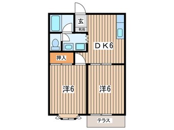 間取図 サンテラス中里