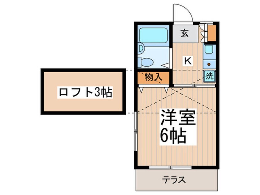 間取図 コーポジュン