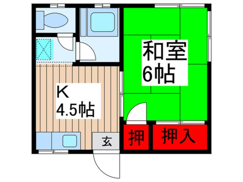 間取図 荒川ハイツ